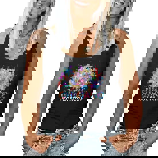 Indianapolis Indiana LGBTQ Gay Pride Rainbow Skyline Tank Top Indianapolis Indiana LGBTQ Gay Pride Rainbow Skyline Tank Top