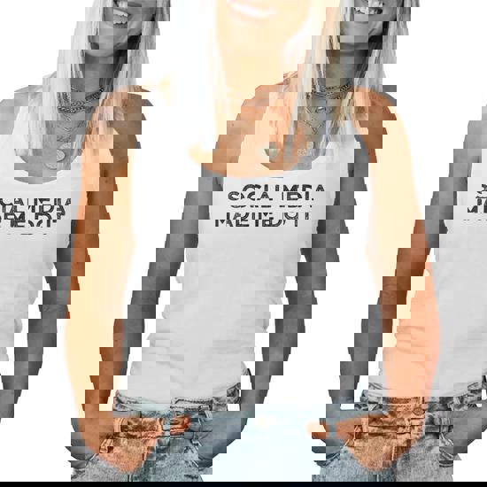 Social Media Made Me Do It T-Shirt Social Media Made Me Do It T-Shirt