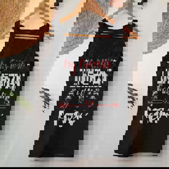 Womens My Favorite Football Player Calls Me Mom Tank Top Womens My Favorite Football Player Calls Me Mom Tank Top