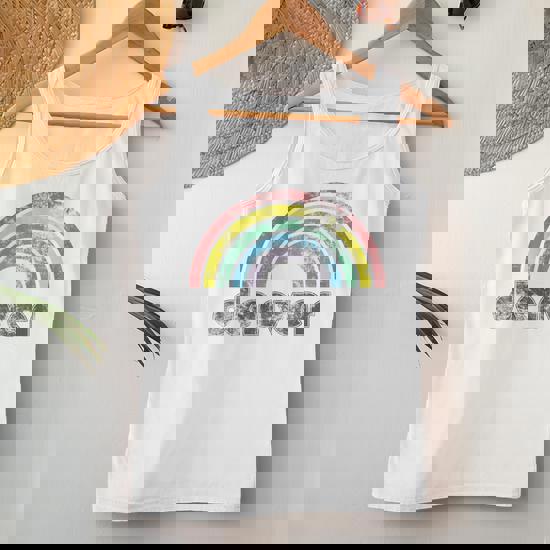 Rainbow T Shirt Gay Pride 1970'S 1980'S Retro Birthday Gift