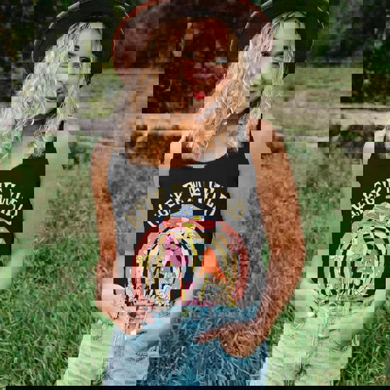 Mushroom Keep Me Wild Rainbow Boho Trippy Hippie 70S Outfit