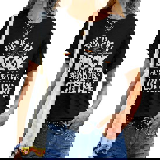 This Is My Book Character Costume Halloween Funny T-Shirt