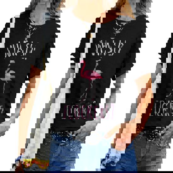 Flamingo T-Shirt - Whassup Flockers? Flamingo T-Shirt - Whassup Flockers?