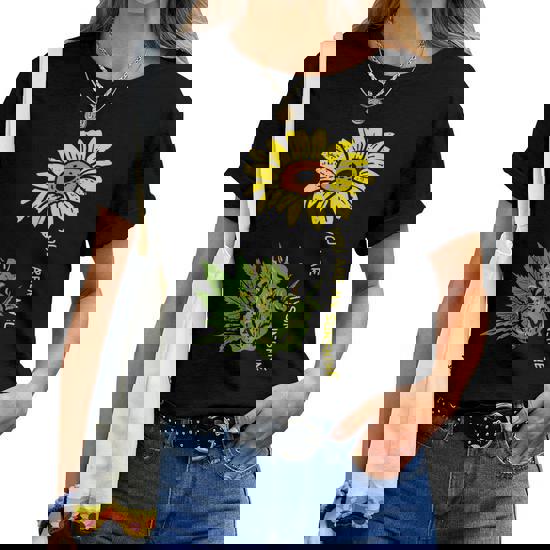 Weed Sunflower Shirt Women Marijuana 420 Weed Sunflower Shirt Women Marijuana 420