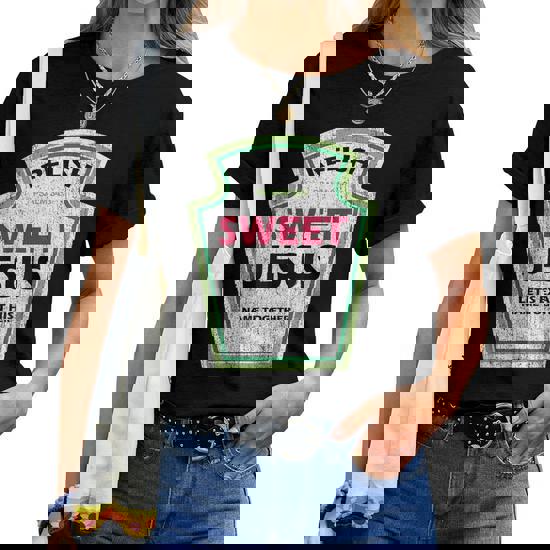 Relish Sweet Jesus Funny Christian Parody T-Shirt Relish Sweet Jesus Funny Christian Parody T-Shirt
