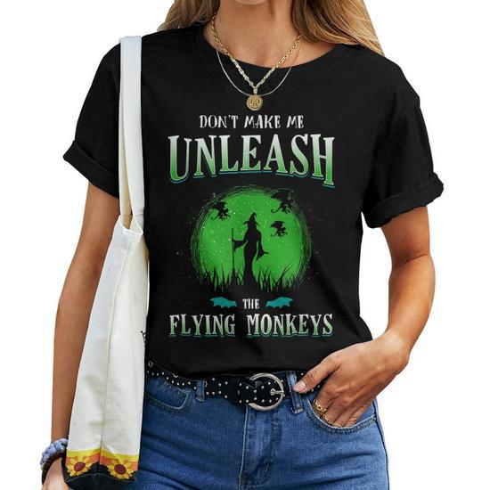 Witch Flying Monkeys Witches Mom Halloween T-Shirt