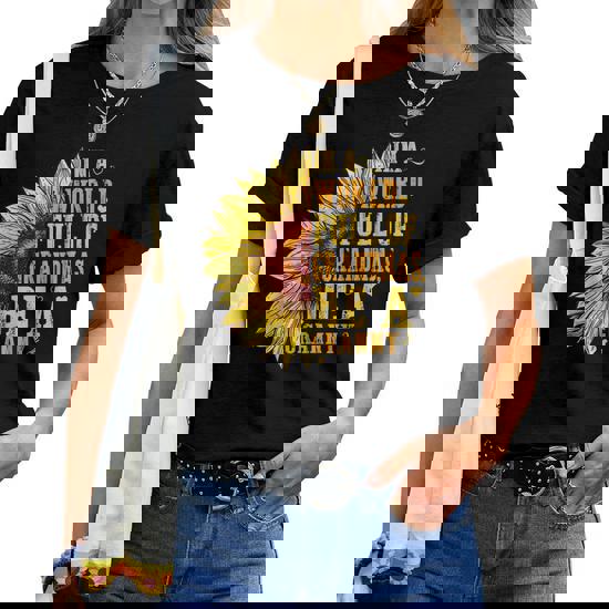 Womens In A World Full Of Grandmas Be Grandma Sunflower Tee Womens In A World Full Of Grandmas Be Grandma Sunflower Tee