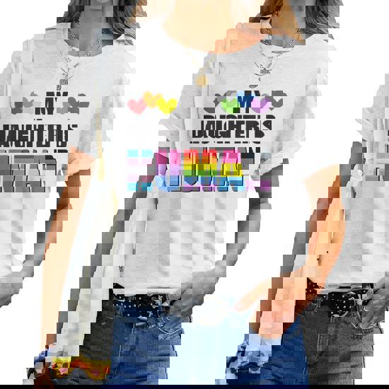 Pride Ally T Shirt | Proud Mom Lgbt Daughter Tee