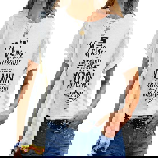 Womens Woman With Sewing Machine T-Shirt Womens Woman With Sewing Machine T-Shirt
