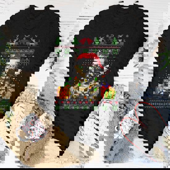 Lovers Female Cat Lover Tortoiseshell Cat Santa Hat Ugly Christmas - Main Image