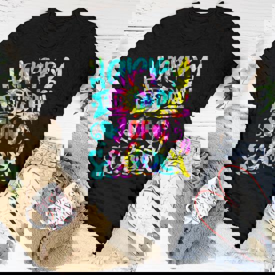 Happy First Day Of School Shirt - Tie Dye Teacher T-Shirt For Women