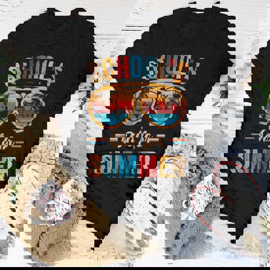 Retro Last Day Of School Schools Out For Summer Teacher Gift T-Shirt Retro Last Day Of School Schools Out For Summer Teacher Gift T-Shirt