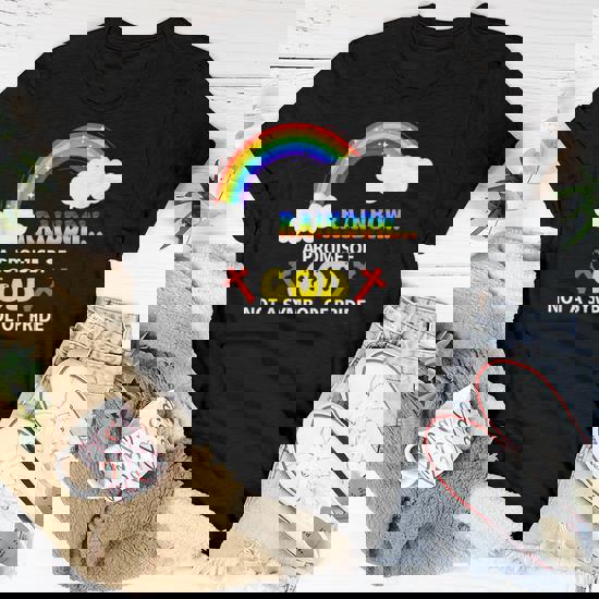 Womens Gift From God Tshirt Rainbow Baby Christian Then He Sent A Womens Gift From God Tshirt Rainbow Baby Christian Then He Sent A