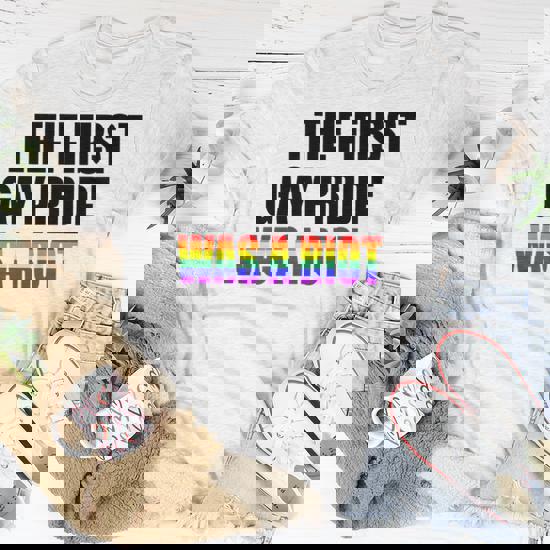 The First Gay Pride Was A Riot - LGBT Rainbow Flag T-Shirt The First Gay Pride Was A Riot - LGBT Rainbow Flag T-Shirt