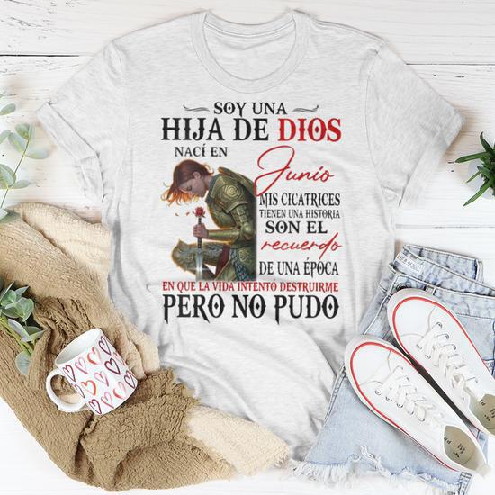 Im a Daughter of God Born in June T-Shirt (Side View)