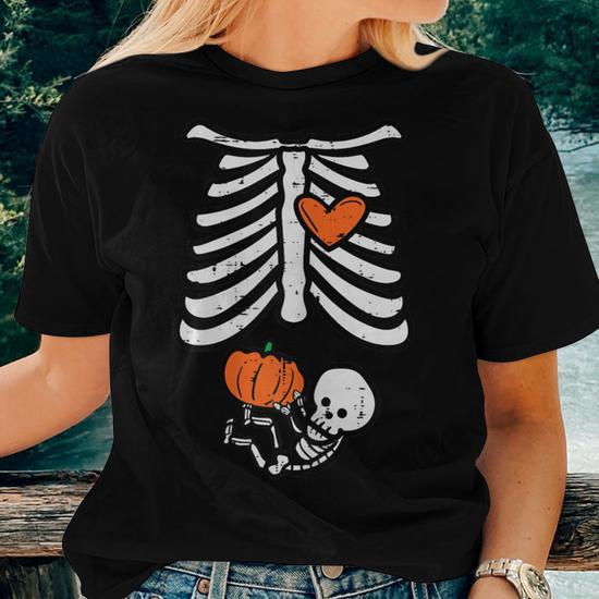 Women's Pregnant Skeleton Maternity Costume