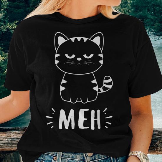 Meh cat t shirt best sale