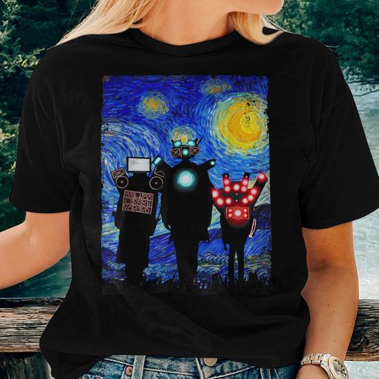 New Upgraded Titan Speakerman Cameraman Tvman Skibidi Toilet Women T-shirt