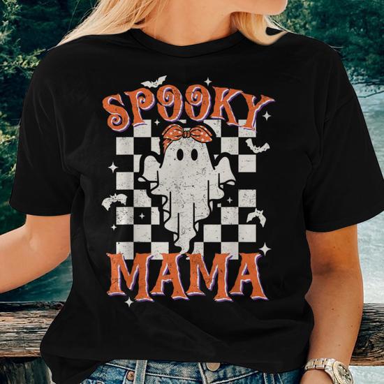 Spooky Babe, Halloween Women Shirt, Retro order Halloween T-shirt, Halloween Mom Shirt, Cute Ghost Hoodie