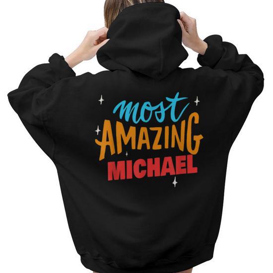 thumbnail image 2 of "Because I'm Michael That's Why" Funny T-Shirt & Hoodie - Made In Canada 2 of 14