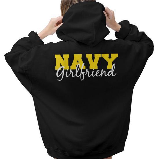 Navy Girlfriend Hoodies Mazezy UK