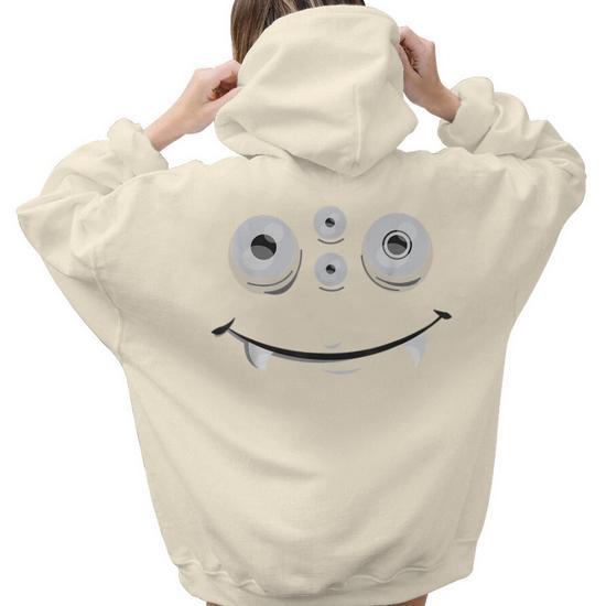 Monster face hoodie on sale