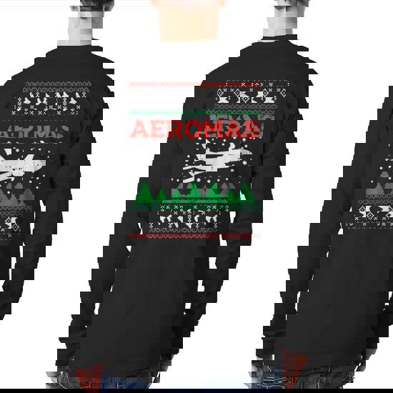 Airplane ugly christmas sweater deals