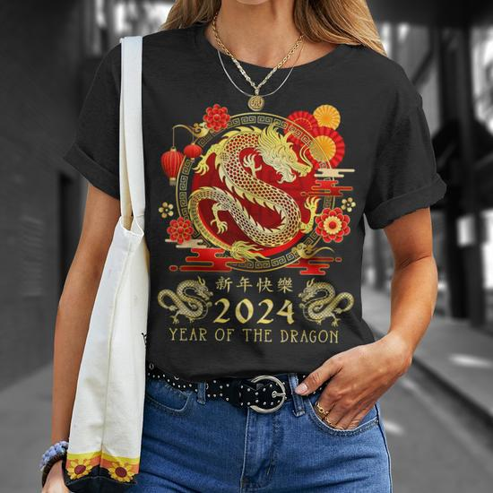 Year Of The Dragon 2024 Lunar New Year Chinese New Year 2024 T-Shirt