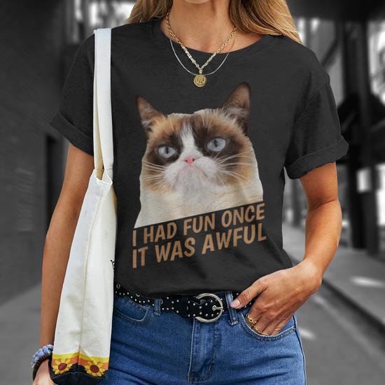 Cat face t shirt best sale