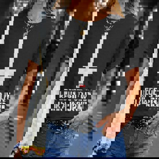 Inverted Cross |I Refuse To.. Quote Tee | Satanic Clothing Inverted Cross |I Refuse To.. Quote Tee | Satanic Clothing