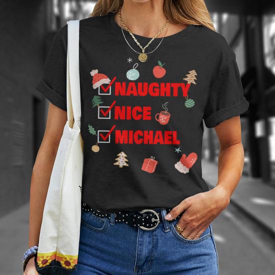 Naughty Nice An Attempt Was Made Men's T Shirt - Crazy Dog T-Shirts