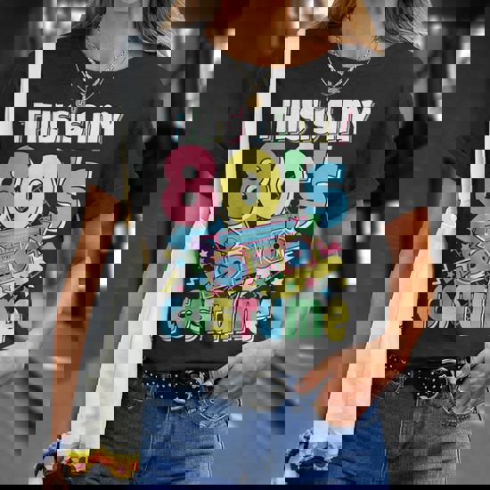 This Is My 80s Costume T-Shirt 1980s Lovers T-Shirt This Is My 80s Costume T-Shirt 1980s Lovers T-Shirt