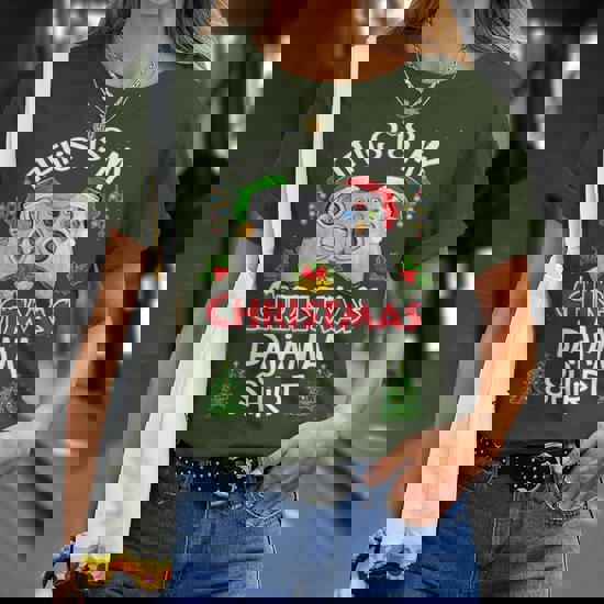 This Is My Christmas Pajama Santa Hat Gamer Video Game Gifts T-Shirt This Is My Christmas Pajama Santa Hat Gamer Video Game Gifts T-Shirt
