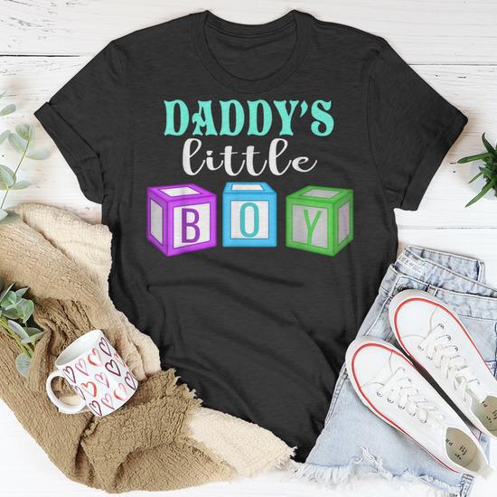 Daddys little sale boy tshirt