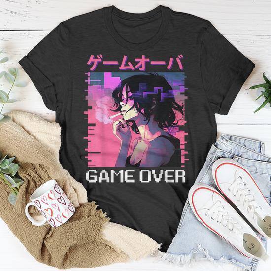 T-shirt Grunge Is Dead - Style Egirl Eboy Vaporwave Japonais - Coupe Classique - Esthétique Rétro 80s/90s