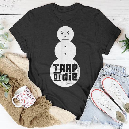 Jee Zy Snowman Trap Or Die T-Shirt - Thegiftio