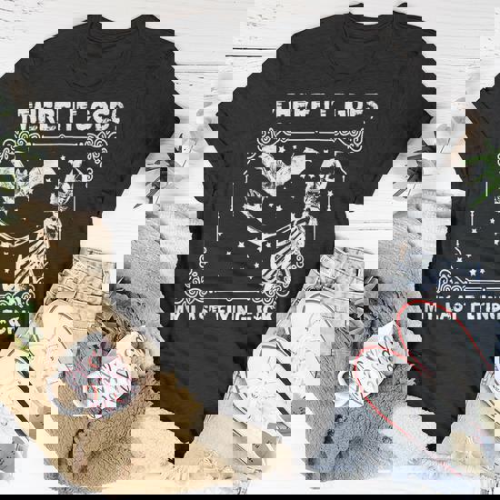 There It Goes My Last Flying Fuck Skeleton T-Shirt - Monsterry