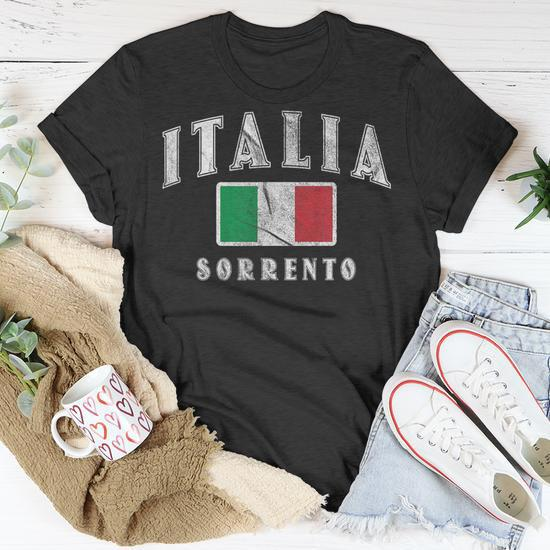Sorrento Italian Flag Souvenir Italy Italia Unisex T-Shirt