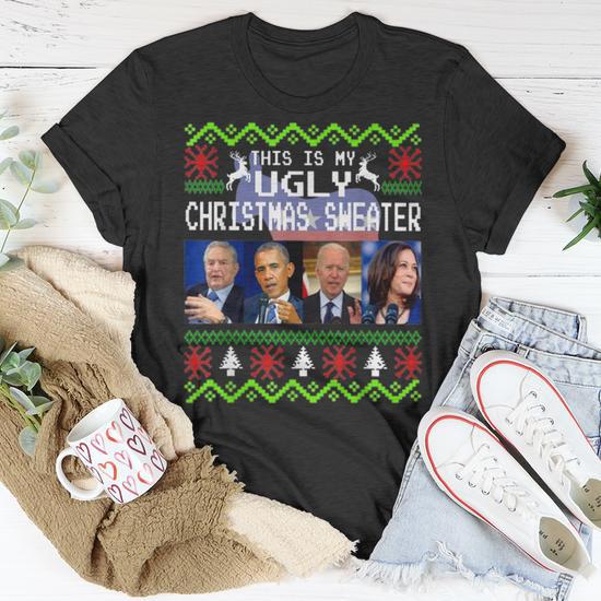 This Is My Ugly Christmas Sweater Obama T Shirt Monsterry