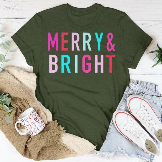 merry and bright shirt