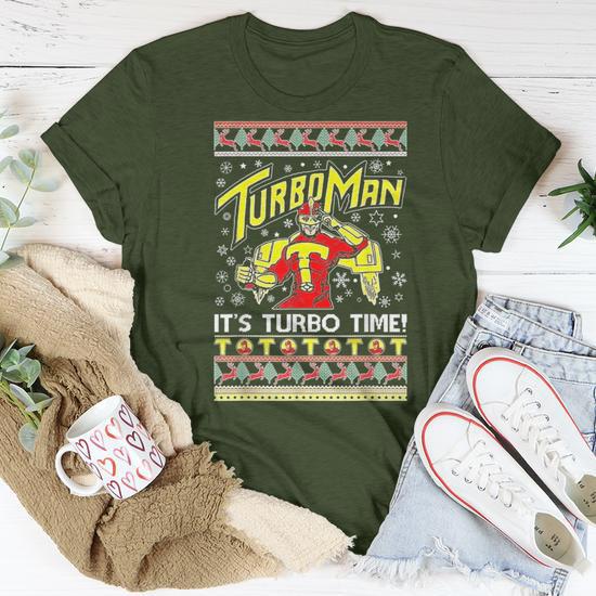 Turboman It s Turbo Time Ugly T Shirt Seseable UK