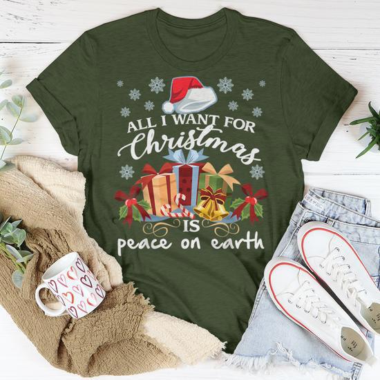 Peace on hotsell earth t shirt