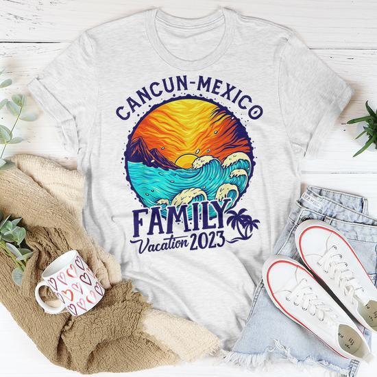 Cancun Mexico 2024 Vacation T-Shirt - Matching Group Shirts For Family & Friends Trip