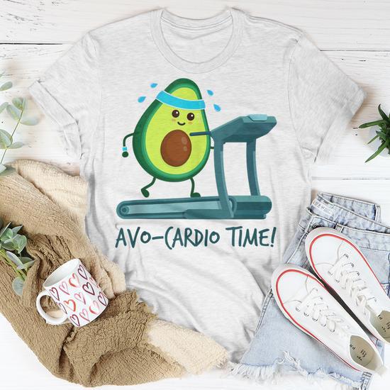 Its Avo Cardio Pajamas Time Fitness Avocado T shirt Thegiftio UK