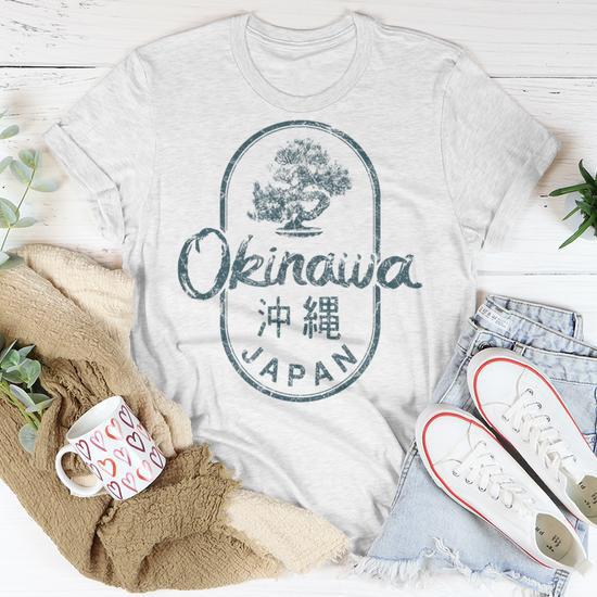 Okinawa Japan Bonsai Tree Japanese Vintage T-Shirt | Mazezy