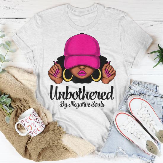 Unbothered Sassy Black Queen African American Afro Woman Unisex T Shirt Monsterry