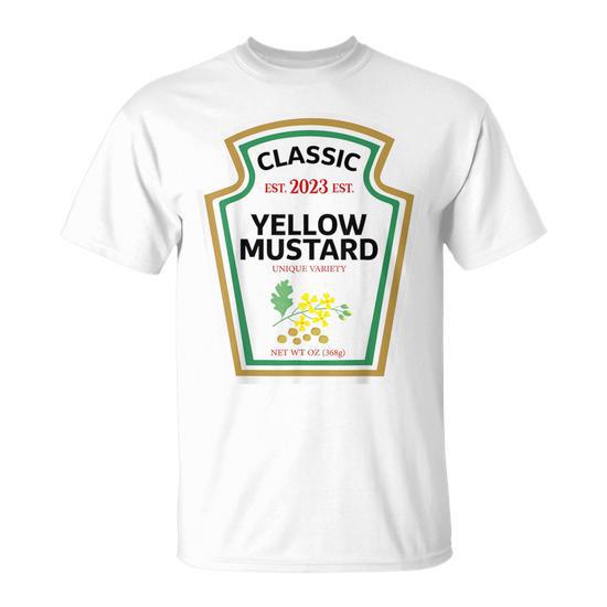 Yellow Mustard DIY Ketchup Apparel Condiments Couples Group