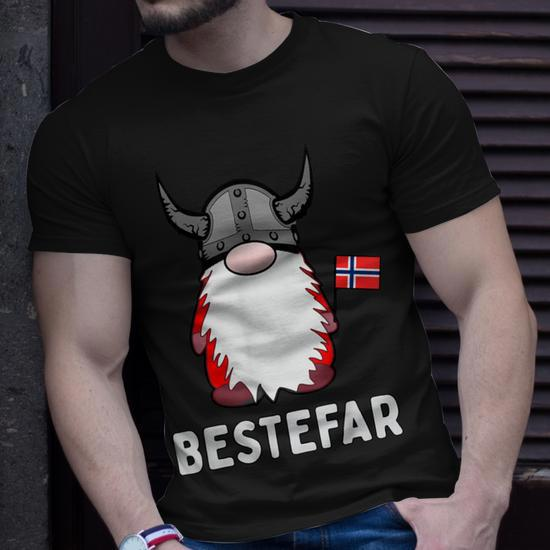 bestefar nordic gnome viking nisse norwegian grandfather t shirt 20231106061050
