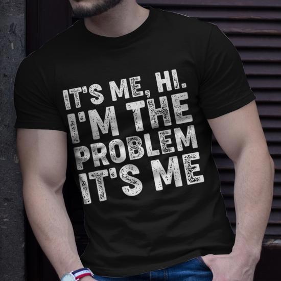 Women's 'It's Me Hi I'm The Problem' Cotton T-Shirt - Soft, Loose Fit Summer Tee