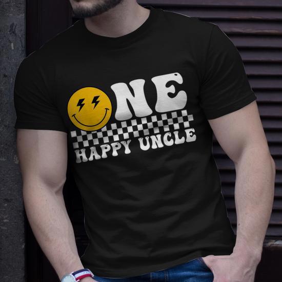 thumbnail image 2 of JNR Funny Uncle Since Any Year T-Shirt – Black 100% Cotton Birthday Gift For Men 2 of 5